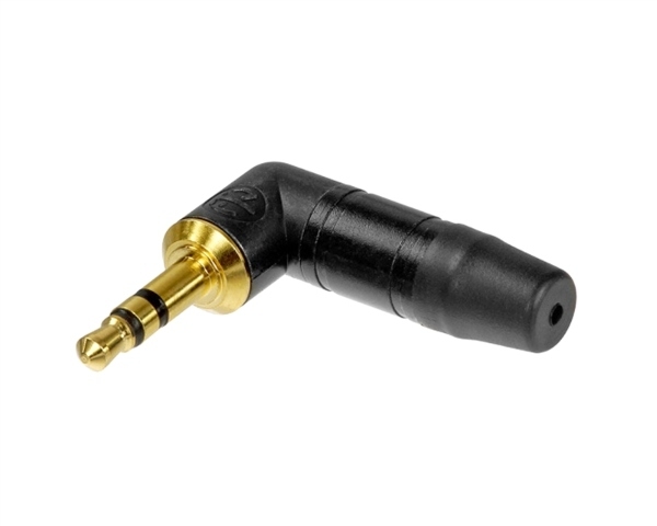 Neutrik NTP3RC-B Gold 90&deg; Right-Angle 1/8" TRS Connector