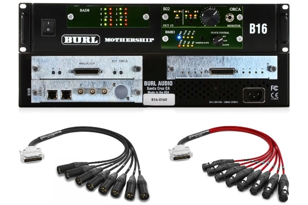 Burl Audio B16 Mothership BMB3 | 8x4 Mothership Bundle with Monitor Control | Dante