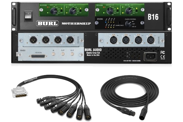 Burl Audio B16 Mothership BMB6 | 4x4 Mastering Mothership Bundle | AES/EBU