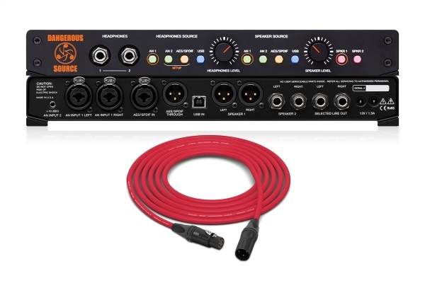 Dangerous Music SOURCE Package with Optional Custom Mogami & Neutrik Gold Cabling