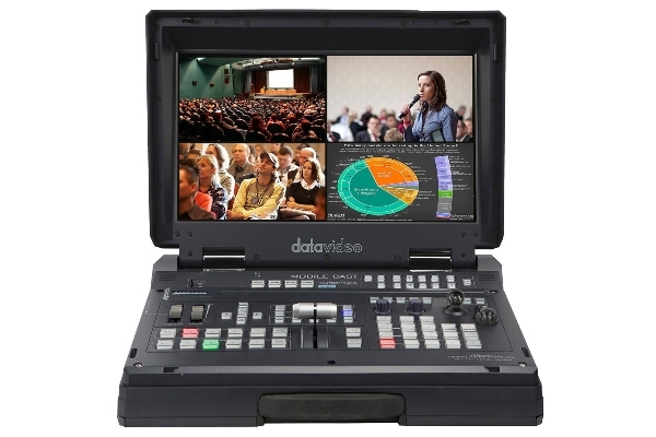 DataVideo HS-1600T Mark II | 4-Channel HD/SD/HDBaseT Portable Video Streaming Studio
