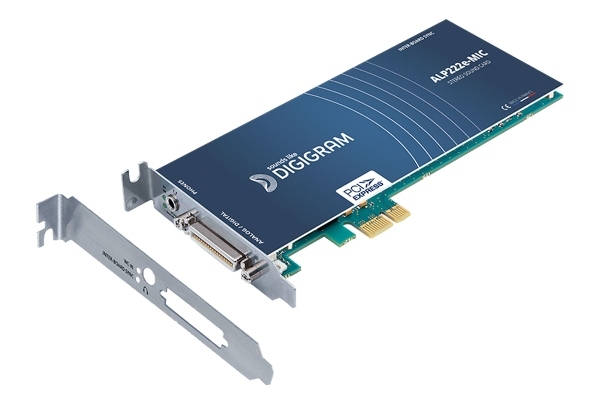 Digigram ALP222e-MIC | 2x2 PCIe Audio I/O Card