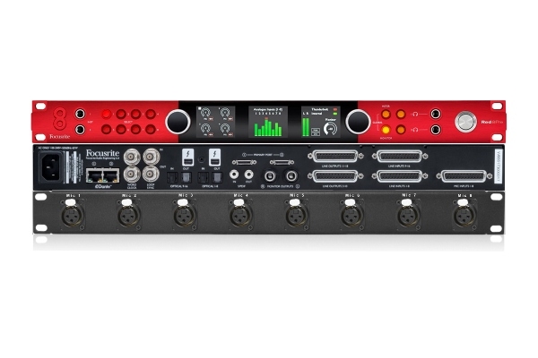 Focusrite Red 8Pre | Audio Interface & Custom Mogami Mic Input Panel