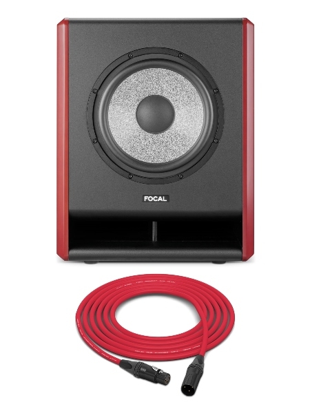 Focal Sub12 ST6 | 13-inch Powered Studio Subwoofer (Red)
