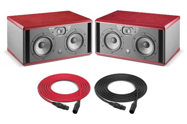 Focal Twin6 ST6 | Active 2-Way Nearfield Monitor (Red) | Pair