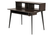 Gator Elite Furniture Series Main Desk | Dark Walnut Brown