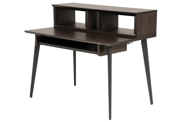 Gator Elite Furniture Series Main Desk | Dark Walnut Brown