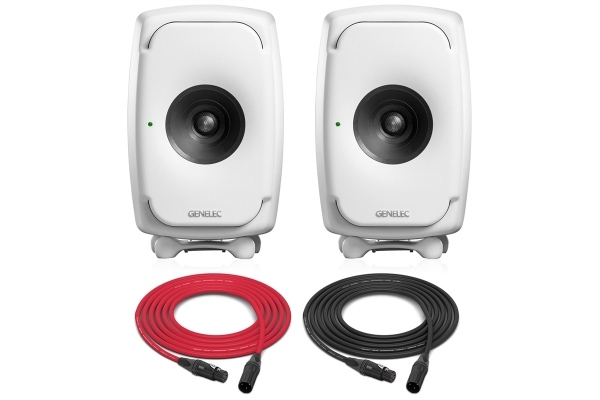 Genelec 8331A SAM | 3-Way Smart Active Studio Monitor | Pair (White)