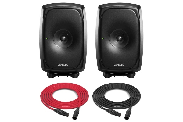 Genelec 8341A SAM | 3-Way Smart Active Studio Monitor | Pair (Black)