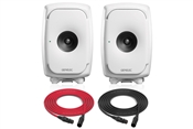 Genelec 8341A SAM | 3-Way Smart Active Studio Monitor | Pair (White)