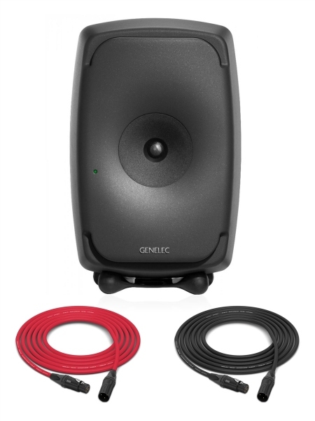 Genelec 8351BM SAM | 8.5" 3-Way Smart Active Studio Monitor | Single (Black)