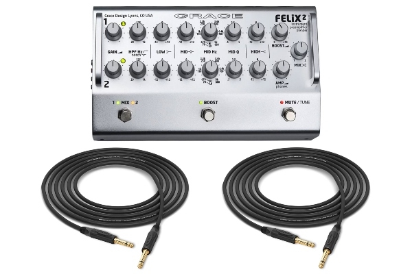 Grace Design FELiX 2 | Instrument Preamp/Blender | Silver