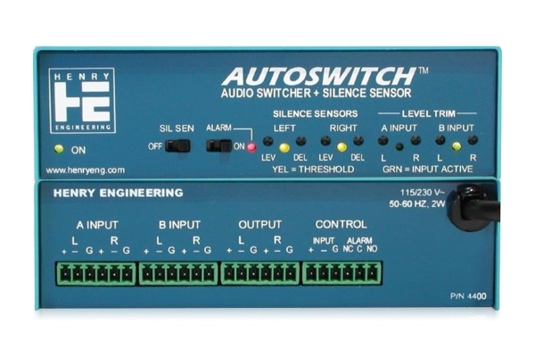 Henry Engineering Autoswitch | Audio Switcher and Silence Sensor