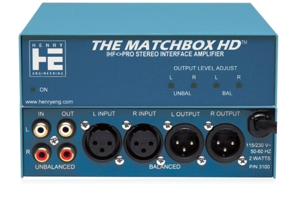 Henry Engineering The Matchbox HD | Stereo Level Matching Interface/Amplifier