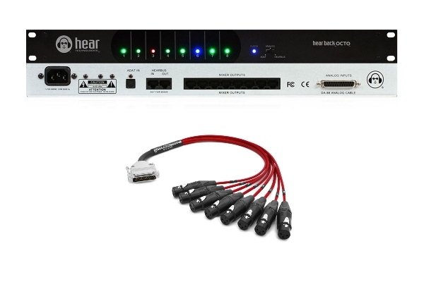 Hear Technologies Hear Back OCTO Hub | 8-input Personal Monitor Distributor