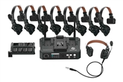 Hollyland Solidcom C1 Pro-HUB8S | Full-Duplex ENC Wireless Intercom Headset System with Hub and 8 Headsets