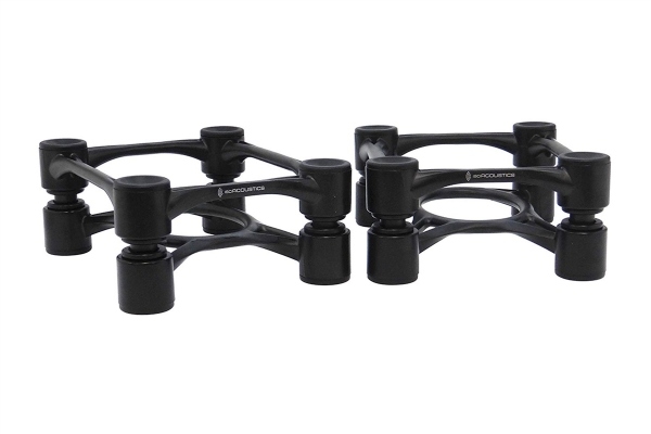 IsoAcoustics Aperta 200 | Speaker Stands | Pair (Black)