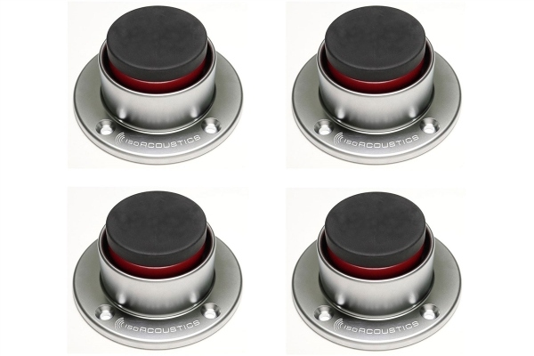 IsoAcoustics Stage 1 | Isolators for Guitar Amps, Cabinets, and Subwoofers (Set of 4)