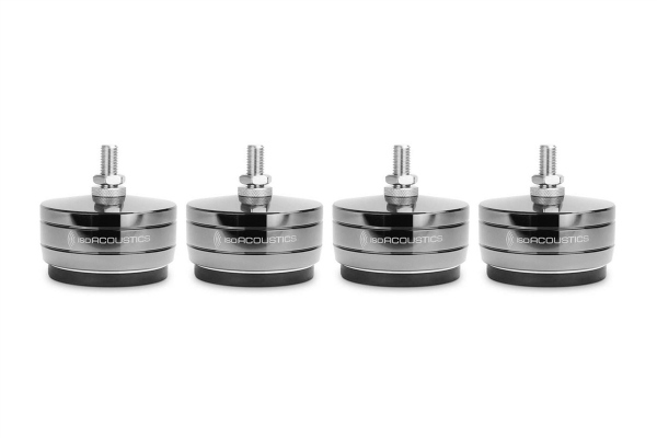 IsoAcoustics Gaia Titan Cronos | Speaker Isolators | Pack of 4 (Stainless Steel)