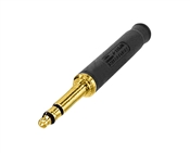 Solder a Neutrik NP3TT-P-AU-B Gold TT Connector | Black | Parts & Labor