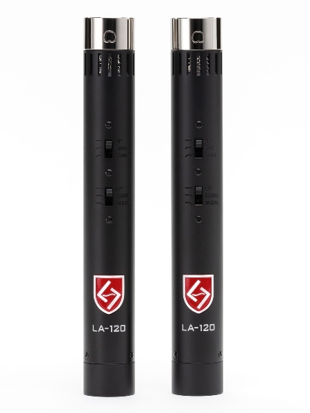 Lauten Audio Black Series LA-120 V2 | Small-Diaphragm FET Condenser Microphone | Pair