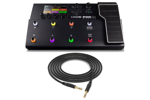 Line 6 POD Go Wireless | Guitar Multi-Effects Processor with G10TII Transmitter