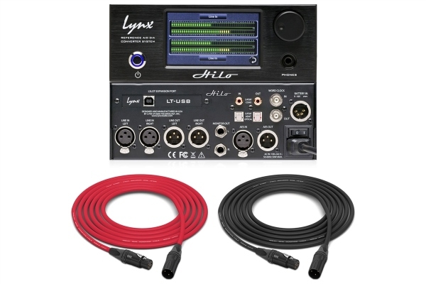 Lynx Hilo USB (Black) | 2 Channel AD/DA Converter & Interface with USB Card