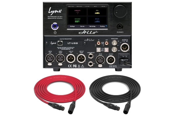Lynx Hilo 2 (Black) | 2 Channel AD/DA Converter & Interface with USB Card