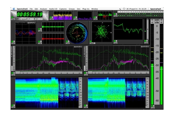 Metric Halo SpectraFoo Complete SA OS X | Digital Audio Metering + Analysis Software