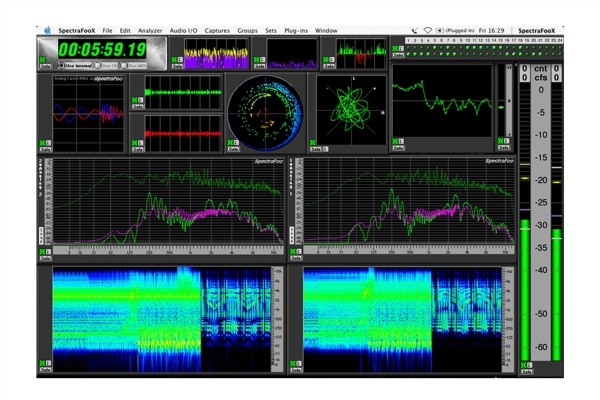 Metric Halo SpectraFoo Standard SA OS X | Digital Audio Metering + Analysis Software