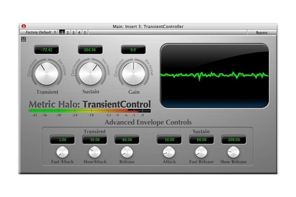 Metric Halo TransientControl | AU, VST, AAX Plug-In