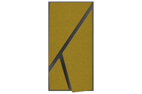 Mikodam Deta | Wall Panel | Box of 2 (Yellow Fabric)
