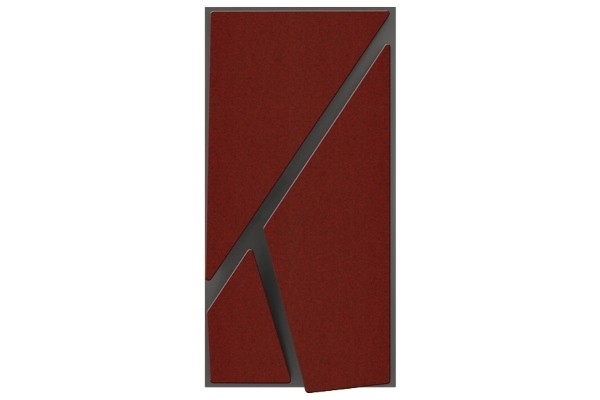 Mikodam Deta | Wall Panel | Box of 2 (Red Fabric)