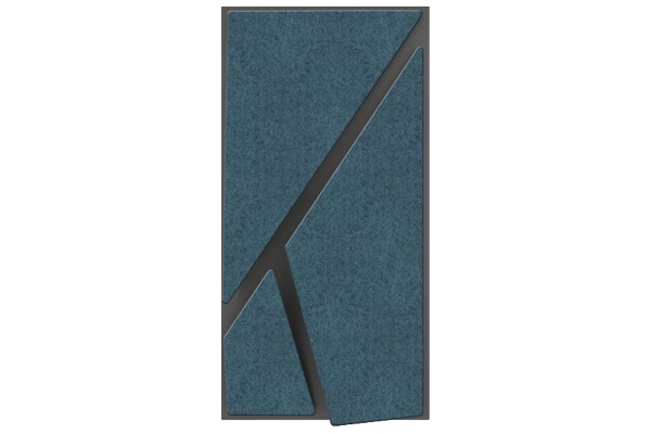 Mikodam Deta | Wall Panel | Box of 2 (Blue Fabric)