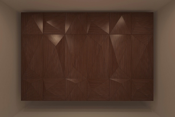 Mikodam Pira | Wall Panel B | Box of 4 (Walnut)