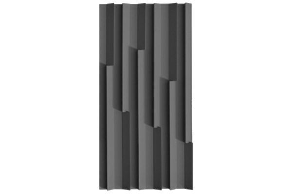Mikodam Rona | Wall Panel | Box of 2 (Anthracite Lacquer)