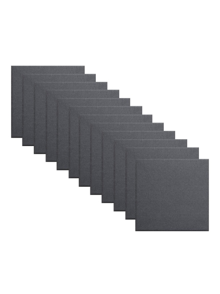Primacoustic Broadway 2" Control Cube Acoustic Wall Panel 12-pack - Black w/ Square Edge