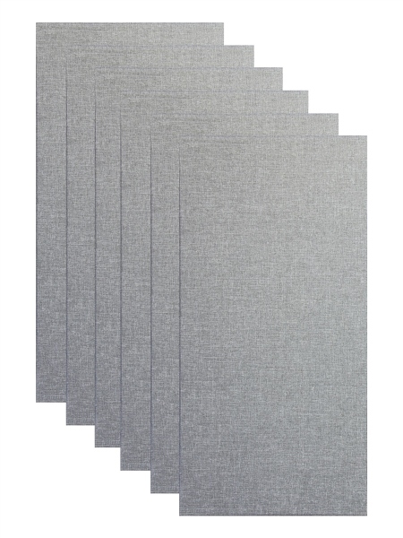 Primacoustic Broadway 2" Broadband Absorber Acoustic Wall Panel 6-pack - Grey w/ Square Edge