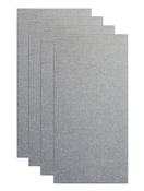 Primacoustic Broadway 3" Broadband Absorber Acoustic Wall Panel 4-pack - Grey w/ Square Edge