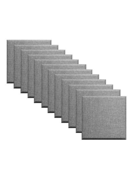 Primacoustic Broadway 2" Control Cube Acoustic Wall Panel 12-pack - Grey w/ Beveled Edge