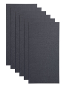 Primacoustic Broadway 2" Broadband Absorber Acoustic Wall Panel 6-pack - Black w/ Beveled Edge