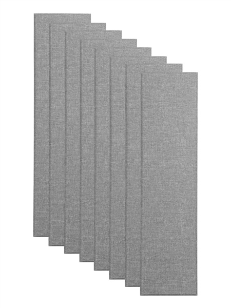 Primacoustic Broadway 3" Control Column Acoustic Wall Panel 8-pack - Grey w/ Beveled Edge