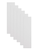 Primacoustic Paintable Absorber Acoustic Wall Panel 6-pack - White w/ Beveled Edge (12" x 48" x 2")