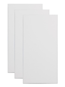 Primacoustic Paintable Absorber Acoustic Wall Panel 3-pack - White w/ Beveled Edge (24" x 48" x 2")