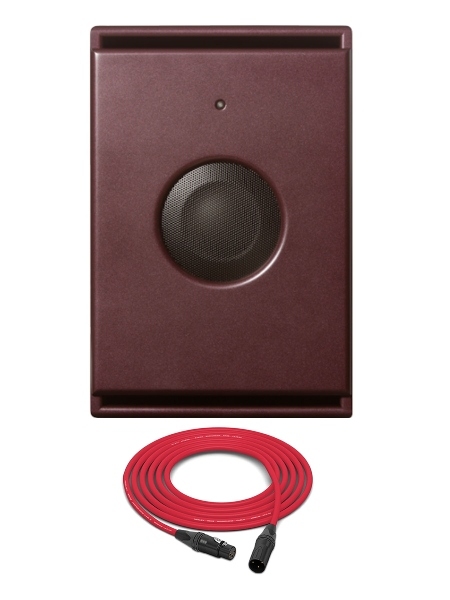 PSI Audio Sub A125-M | Compact 10" Powered Subwoofer (Red)