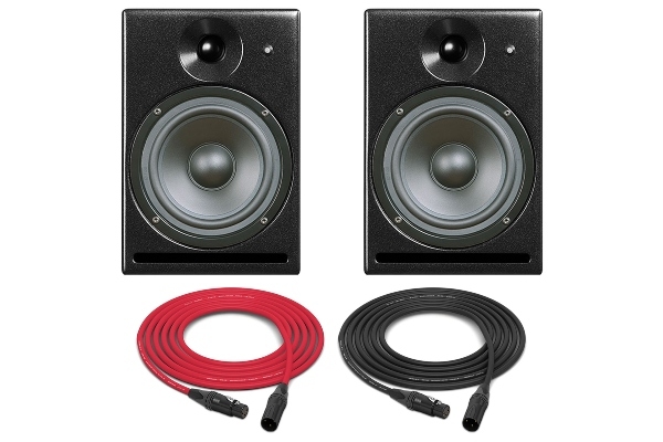 PSI Audio A14-M | Studio Compact Nearfield Powered Monitor | Pair (Black)