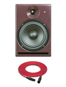 PSI Audio A14-M | Studio Compact Nearfield Powered Monitor | Single (Red)