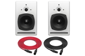 PSI Audio A17-M | Classic, Nearfield, Powered Monitor | Pair (White)