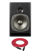 PSI Audio A21-M | High-Powered, Near to Mid Field Studio Monitor | Single (Black)