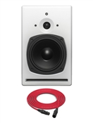 PSI Audio A21-M | High-Powered, Near to Mid Field Studio Monitor | Single (White)